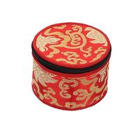 Toddmomy Tibetan Singing Bowl Case with Zipper Delicate Meditation Bowl Storage Bag Dual-use Holder Mat for Yoga Mindfulness Tibetan Holder for Easy Transport