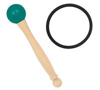 Toddmomy Tibetan Singing Bowl Mallet with Handle and Rubber Ring Accessory for Meditation Bowls Durable and Easy to Use