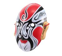 Toddmomy Traditional Chinese Drama Face Changing Mask Handcrafted Cultural Authentic Peking Opera Style for Halloween Masquerade and Role Play Events Designs Including Zhang