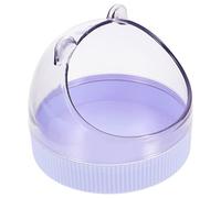 Toddmomy Transparent Hamster Bowls Acrylic Rat Feeder Compact Hanging Water and Food Bowls for Animals Easy Spill Prevention for Hamsters and Guinea Pigs