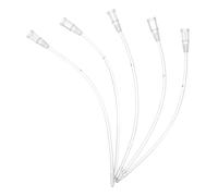 Toddmomy Transparent Pet Feeder Tubes for Baby Birds 5-Pack Soft Silicone Feeding Syringes Lightweight Parrot Feeding Tool for Hand Feeding and Medicating