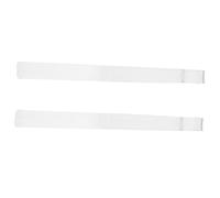 Toddmomy Transparent Piano Music Book Clips for Electronic Pianos Clear Invisible Sheet Holder Quick Attach Double Page Holders for Stable Music Stand Use