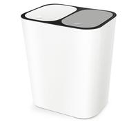 Toddmomy Trash Bin Double 1pc Dual Trash Can for Recycling and Trash Garbage Can with Lid Trash Can Kitchen(15l)