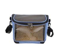Toddmomy Travel Parrot Pouch Portable Birdcage Carrier Breathable Mesh Oxford Pvc for Pet Birds