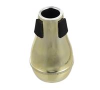 Toddmomy Trombone Mute Silent Practice Abs Material Golden Half-closed Design for Tenor and Alto Trombone Sound Attenuation Accessory for Trumpet Lovers