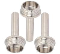 Toddmomy Trumpet Piston Stem Replacement Connecting Rod 3pcs Stainless Steel Easy to Install Practical Trumpet Accessory Fits Most Models for Band and Orchestra Use