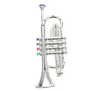 Toddmomy Trumpet Realistic Musical Instrument for Design Safe Smooth Edges for Developing Musical Skills and Creativity Birthday