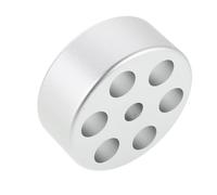 Toddmomy Turntable Record Weight Vinyl Stabilizer Silver Aluminum Alloy Platter Clamp with Anti-resonance for Vinyl Playback Compatible with Record Players