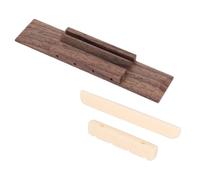 Toddmomy Ukulele Bridge Set Wood Replacement Parts Saddle and Nut Kit for Stabilizing Strings and Improving Playing Comfort, for Ukulele Playing and Repair