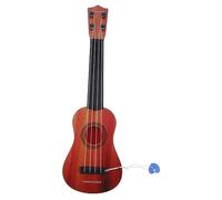 Toddmomy Ukulele Guitar for Baroque Pearl Coffee Color Safe Eco Friendly Musical Instrument for Beginners Creative Birthday Gift Enhancing Parent Interaction and Playtime Fun