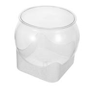 Toddmomy Unbreakable Large Plastic Fish Bowl for Desk Spacious Clear Betta Fish Tank and Indoor Plant Vase Impact Resistant Aquarium for Goldfish Turtles Shrimp and Succulent Planter