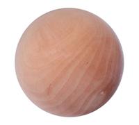 Toddmomy Unfinished Wooden Round Ball for Crafts and Decoration, Solid Wood Material with Smooth Surface Without Burr, for DIY Project Accessories and Small Wood Craft Balls