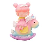 Toddmomy Unicorn Cake Ornament Bright Color Fairy Tale Cake Topper for Birthday Party Dessert Decoration Adorable Princess Theme and Home Display
