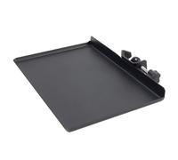 Toddmomy Universal Iron Clip-on Microphone Stand with Adjustable Sound Tray and Dual Mount Bracket for Live Broadcast and Desktop Recording