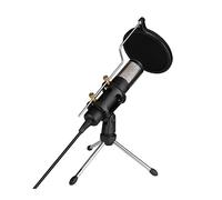 Toddmomy USB Plug and Play Microphone Computer Conference Desktop Voice Chat Long Distance Microphone for Audio in Online Meetings and Gaming Sessions