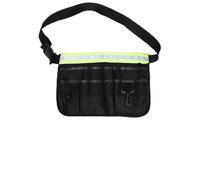 Toddmomy Utility Belt for Men 7-Pocket Waist Belt Pouch Reflective Sturdy Oxford Cloth with Reinforced Plastic Hooks Adjustable Tool Bag for Gardening and Construction