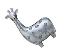 Toddmomy Vintage Alloy Money Saving Jar Compact Giraffe Coin Bank for Boys Teaching Financial Literacy Metal Money Box Gift