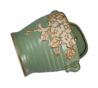 Toddmomy Vintage Hanging Ceramic Wall Planter Retro Wall Mounted Flower Pot for Small Succulents Cacti and Artificial Plants Stylish Home and Office Decor