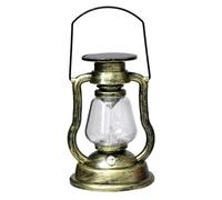 Toddmomy Vintage Lantern Retro Solar Light Outdoor Kerosene Lamp Ornament with Handheld Illumination Abs Material Suitable for Hanging on Tree Or Wall