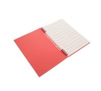 Toddmomy Vintage Red Musical Notebook for Boys and Girls Detachable Loose Leaf Staff Manuscript Paper Guitar Piano Practice