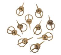 Toddmomy Vintage Round Ring Drawer Handle Iron Cabinet Pulls Single Hole Furniture Handles for Kitchen Wardrobe Drawer Hardware Accessories