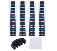 Toddmomy Violin Fingerboard Dot Stickers Set with Random Colour Five-Prong Mute for Beginner and Family Violin Lessons