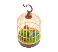 Toddmomy Voice Activated Birdcage with Lifelike Chirping Parrot Interactive Developmental Electronic Bird for Home Decor and Ideas