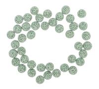 Toddmomy Volcanic Rock Essential Oil Diffuser Beads Air Freshening and Purifying the Air 39pcs Light Green Small Aroma Diffuser Stone for Car and Office for Aromatherapy Oils