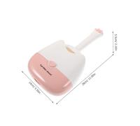Toddmomy Wall-mounted Cat Litter Scooper with Dual Gap Sifter Lightweight Plastic Pet Waste Scoop for Kitten and Cat Removable Filter for Easy Cleaning Pink