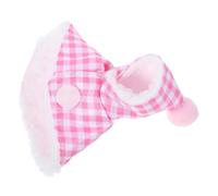 Toddmomy Warm Plush Pink Parrot Cloak Small Size Soft Thick Fabric Winter Bird Outfit Pet Bird Clothes Warm Cape for Parakeets and Parrots