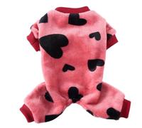 Toddmomy Warm Winter Pajama for Pets Cozy and Breathable Dog Outfit High End Material for Cold Days and Special Occasions for Pets Comfortable Sleepwear