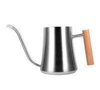 Toddmomy Watering Can Garden Watering Pot Stainless Steel with Long Spout 1l and Wooden Handle, Sturdy and Safe for Indoor Plants and Flowers at Home Or Office