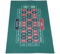Toddmomy Waterproof Double-Sided Felt Poker Mat Game Table Rug Foldable Card Game Accessory for Home Gatherings Theme Parties and Poker Evenings