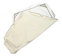 Toddmomy Waterproof Swing Canopy Replacement Cover 195 X 125 CM Polyester Taffeta Garden Swing Top 3-Seater with Dust Protection for Backyard