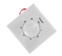 Toddmomy White Abs Countdown Timer Outlet with Safety Feature and Easy Setup for Shops and Other Locations