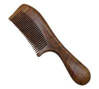 Toddmomy Wide Tooth Bamboo Comb U Slots Design, Lightweight Wooden Hair Comb for Women Featuring Smooth Surface, for Outdoor Use and Travel, Safe and Sturdy Brown Hair Styling Tool