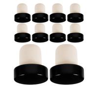 Toddmomy Wine Reliable T-Shaped Bottle 24pcs Sealing Rubber Stoppers Plugs Solution for with Aluminum Alloy Material Bottles Beverages Suitable for Home Bar Use