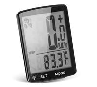 Toddmomy Wireless Bicycle Speedometer with LCD Display Compact Lightweight Bike Computer Odometer Multi Function Cycling Weather Resistant Wireless Bike Speedometer for Outdoor Riding