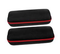 Toddmomy Wireless Microphone Carrying Case with Impact-Resistant Design Storage Box for Receivers Batteries and Cables Anti-Drop Protection Organizer for Recording and Presentations