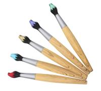 Toddmomy Wooden Ballpoint Pens Not Easy to Slipping and Metal Tips with Ergonomic Design 5pcs Lightweight Wood Pen Set for Back to School Decorations and Office Use