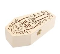 Toddmomy Wooden Bone Ashes Box Pet Ashes Urn Small Keepsake Holds Beige for Pet Home Memorial for Those Who Have Lost Their Beloved