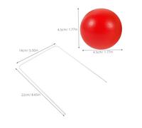 Toddmomy Wooden Croquet Set with Balls and Detachable Wickets Outdoor Lawn Game for Motor Skill Development and Strategic Play Backyard for Family Parties and Active