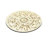 Toddmomy Wooden Divination Board Wiccan Altar Accessory for Home Decoration and Party Use Smooth for Divination Practice Beginners and Witchcraft Enthusiasts