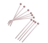 Toddmomy Wooden Drum Mallets for Developing Children's Musical Talent 10pcs Percussion Instrument Parts with Ergonomic Design for School Teaching Instruments