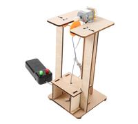 Toddmomy Wooden Elevator DIY Assembly Kit for Stem Educational Science with Mechanical Insight Safe Materials No Extra Tools Needed Enhances Motor Skills and Engineering Learning