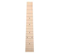 Toddmomy Wooden Fingerboard Replacement Black Dot Markers 26 Inch Ukulele Will Not Hurt Hands and Maple Wood Fretboard with 18 Frets, Easy to Use for Folk Guitar Accessories