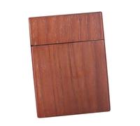 Toddmomy Wooden Guitar Picks Case Black Walnut Pick Box for Acoustic Guitar Storage Box Organizer