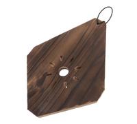 Toddmomy Wooden Hanging Wall Planter for Ferns and Succulents with Easy Installation Lightweight Design for Indoor Use in Living Room or Dining Areas Coffee Colour Vertical Plant