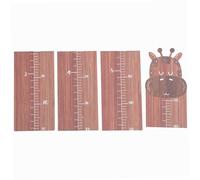 Toddmomy Wooden Height Chart Growth Chart Wall Decor for Room Unisex Design Easy Installation Durable and Cute for Capturing Growth Memories