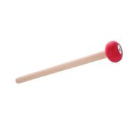 Toddmomy Wooden Mallet Rubber Tip Traditional Chinese Design Ergonomic Handle Versatile Instrument Use for Gong and Drums Musicians on The Go